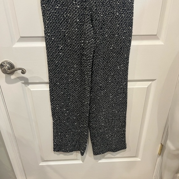 Zara black and white wide leg trouser pants size XS NWT - Picture 4 of 9
